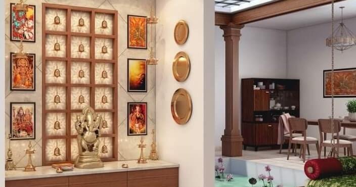 TRADITIONAL POOJA ROOM DESIGNS